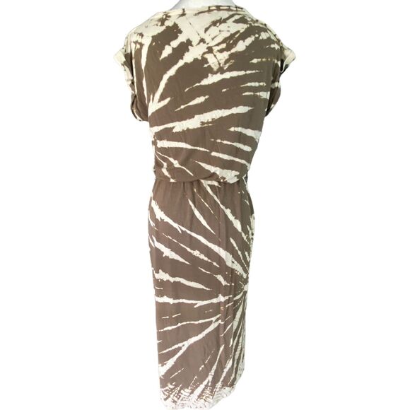 Young Fabulous & Broke Midi Wrap Tie Dye Dress Small - Picture 4 of 10